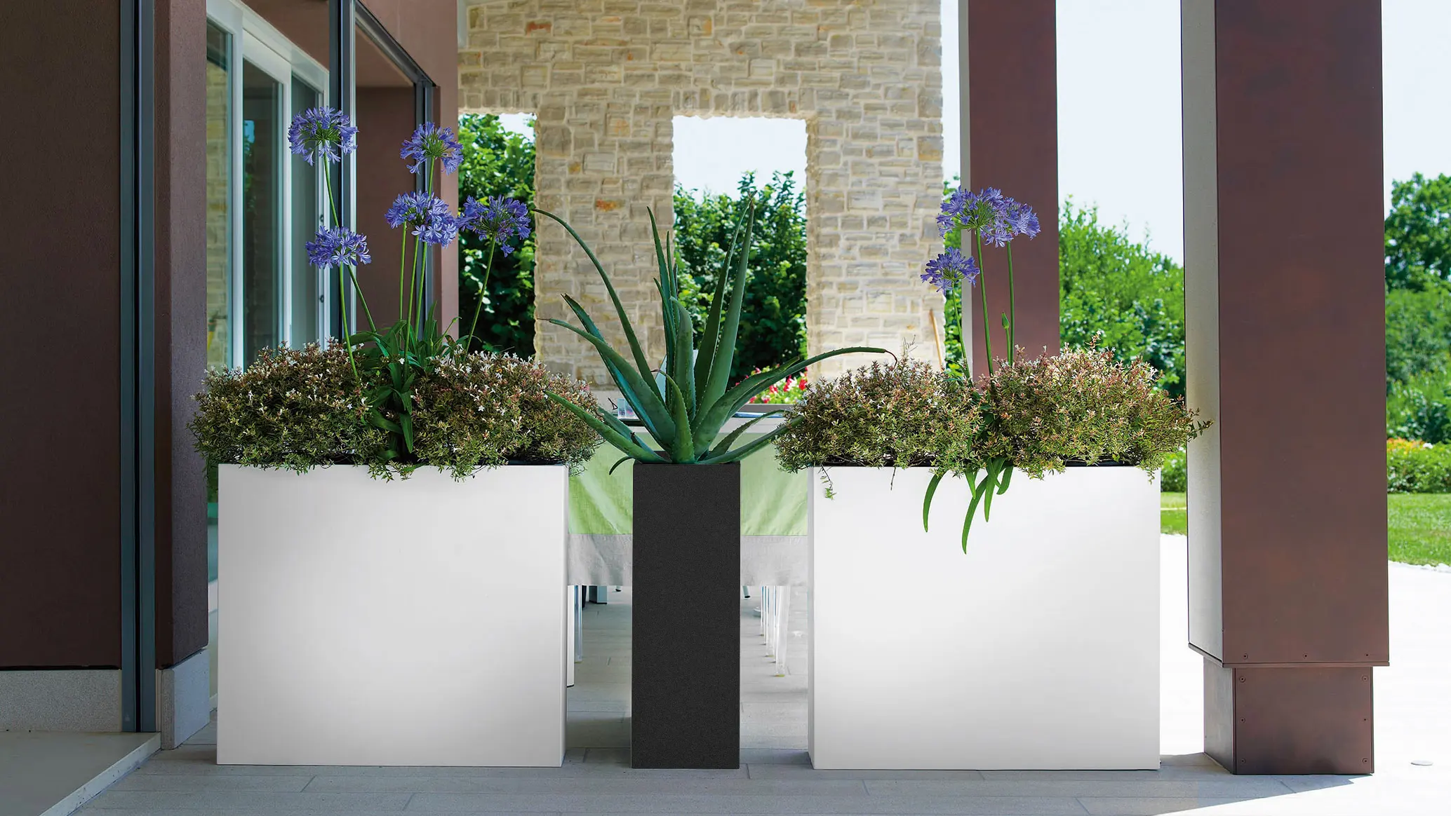 Pflanzkästen Raumteiler