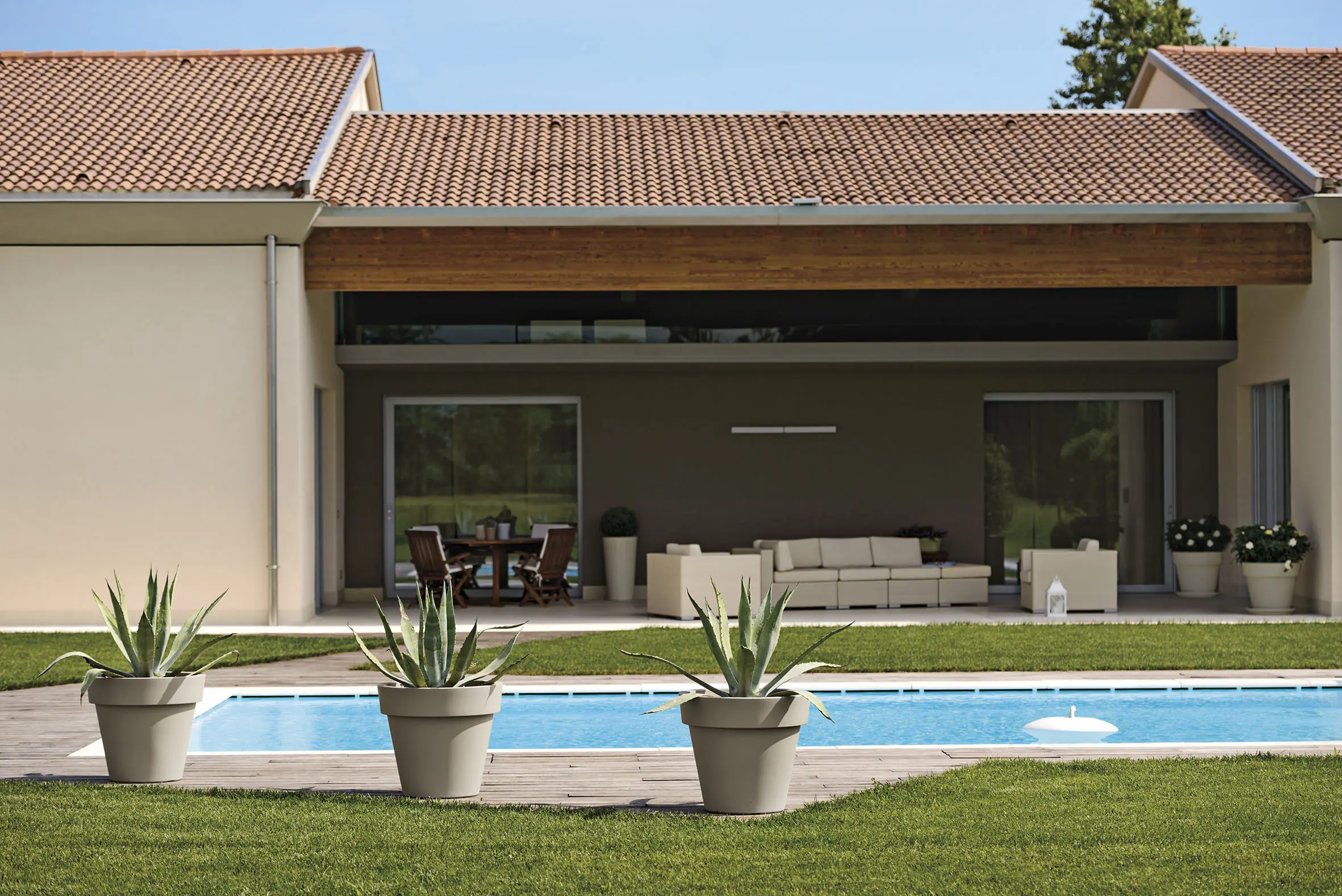 Outdoor Blumentöpfe